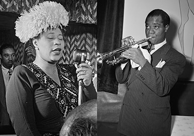 Ella Fitzgerald and Louis Armstrong