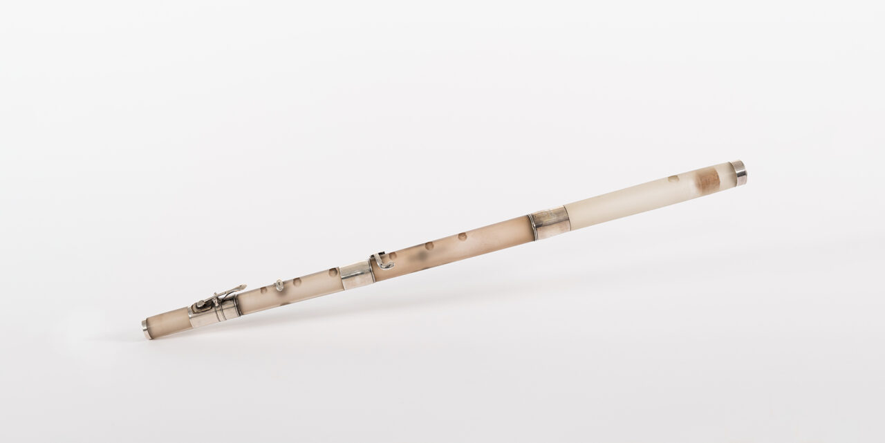 Glass flute by Claude Laurent 