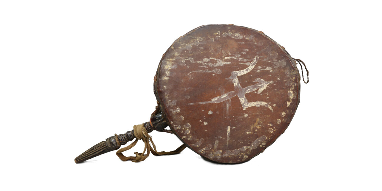 Dhyangro double-headed frame drum