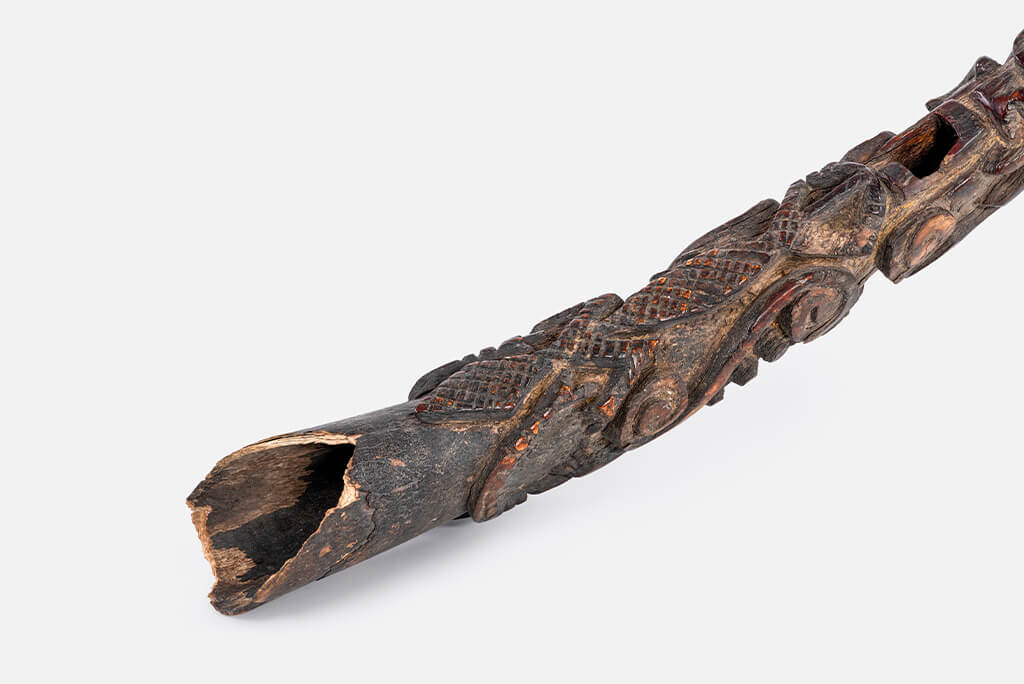 Side-blown trumpet, Urhobo people, Nigeria, 18th c.