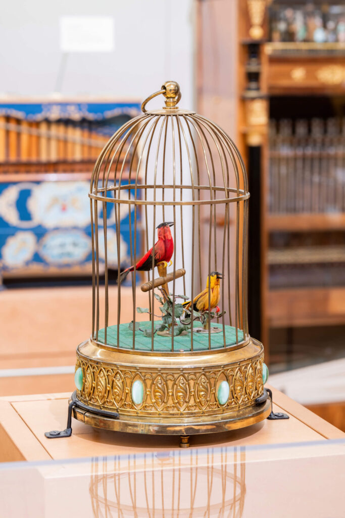Singing caged birds, Japan, mid-20th c.