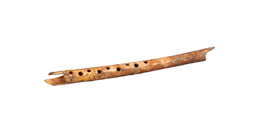 Bone flute, 7000–5000 BCE (approximately 7,000–9,000 years ago)