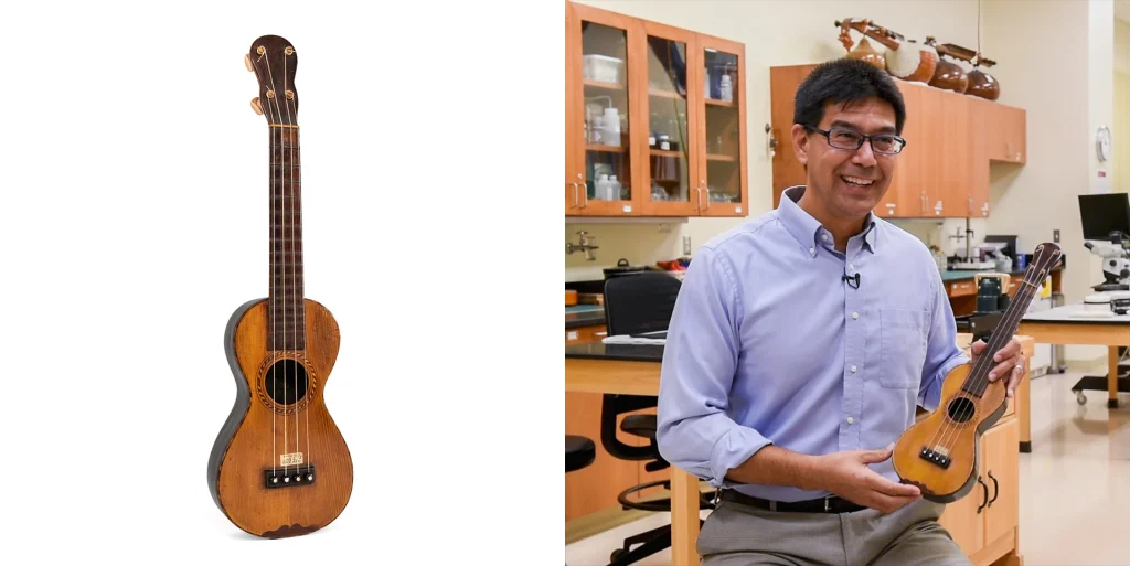 “The First Ukulele,” Hawaii, c. 1879