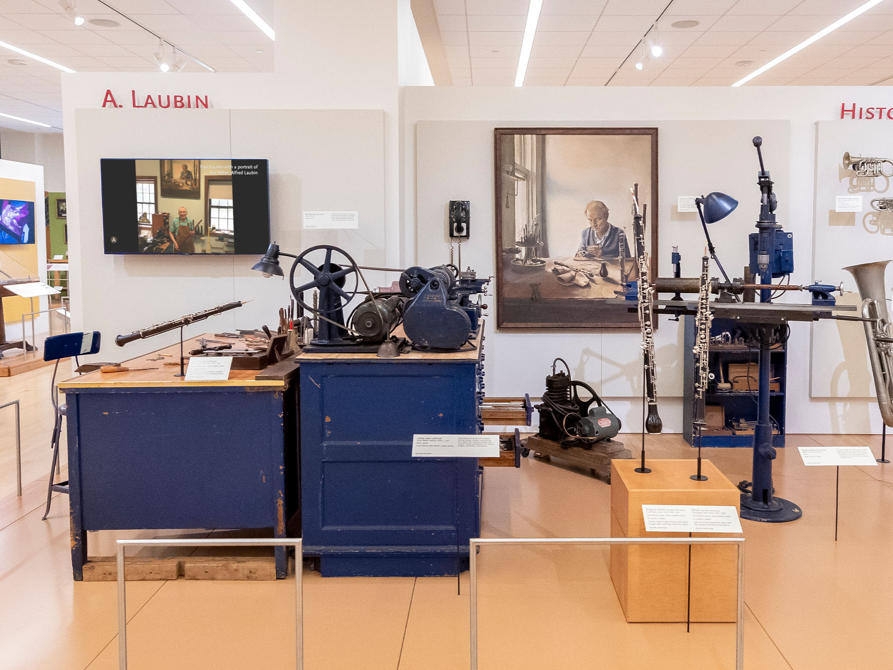 The A. Laubin exhibit in the United States / Canada Gallery