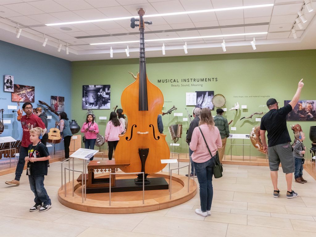 The octobass in the Orientation Gallery